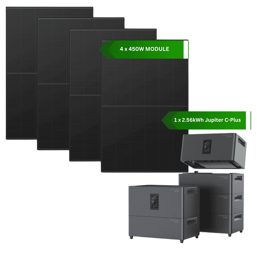 1800W Balkonkraftwerk + Marstek Jupiter-C Plus 2,56 kWh