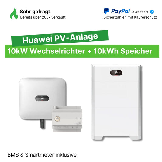 10kW Huawei PV-Anlage + 10kWh Speicher