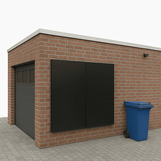 Hellingshoek wand/gevelmontage 15-30°