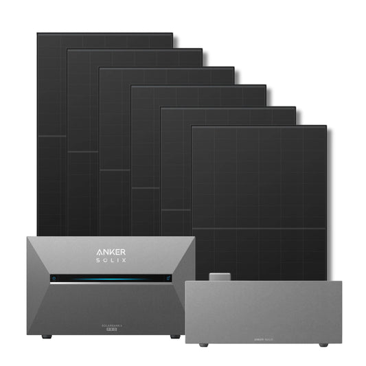 2700W Anker 3 Pro Solarkraftwerk + Erweiterungsakku