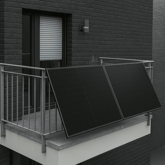 Balkonhalterung mit Neigung