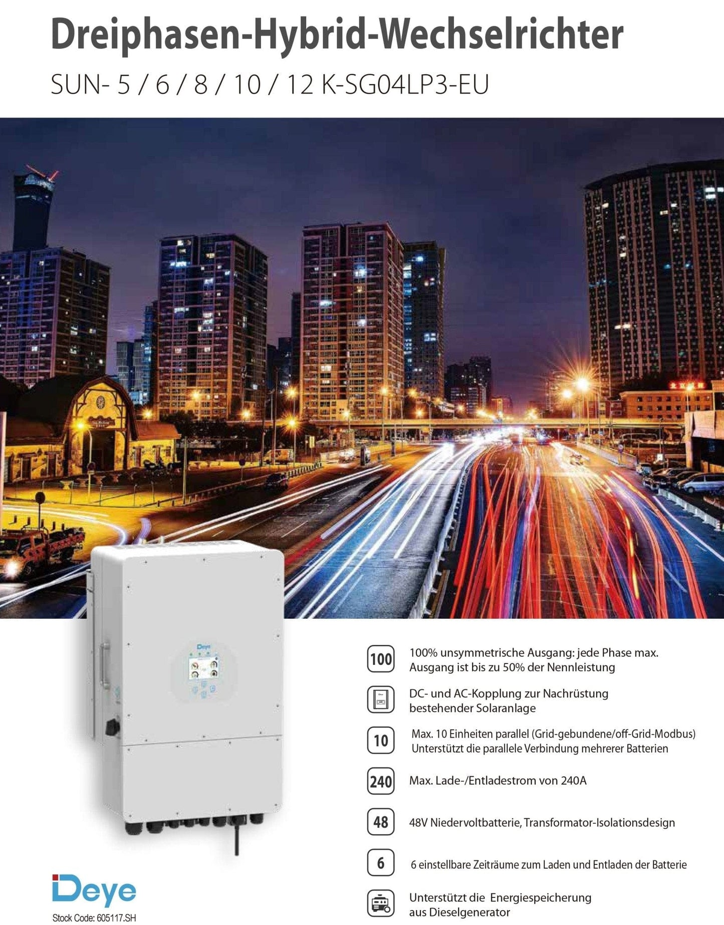 8kW Photovoltaikanlage mit 5,12kWh Speicher