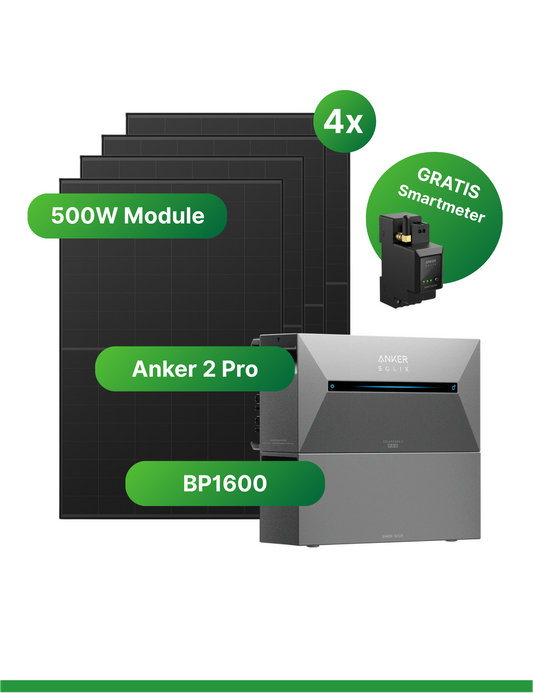 2000W Anker 2 Pro Balkonkraftwerk + BP1600