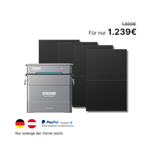 1800W Zendure Hyper balkon krachtstation